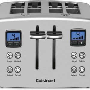 Cuisinart CPT-435P1 4-Slice Countdown Motorized Toaster, Stainless Steel